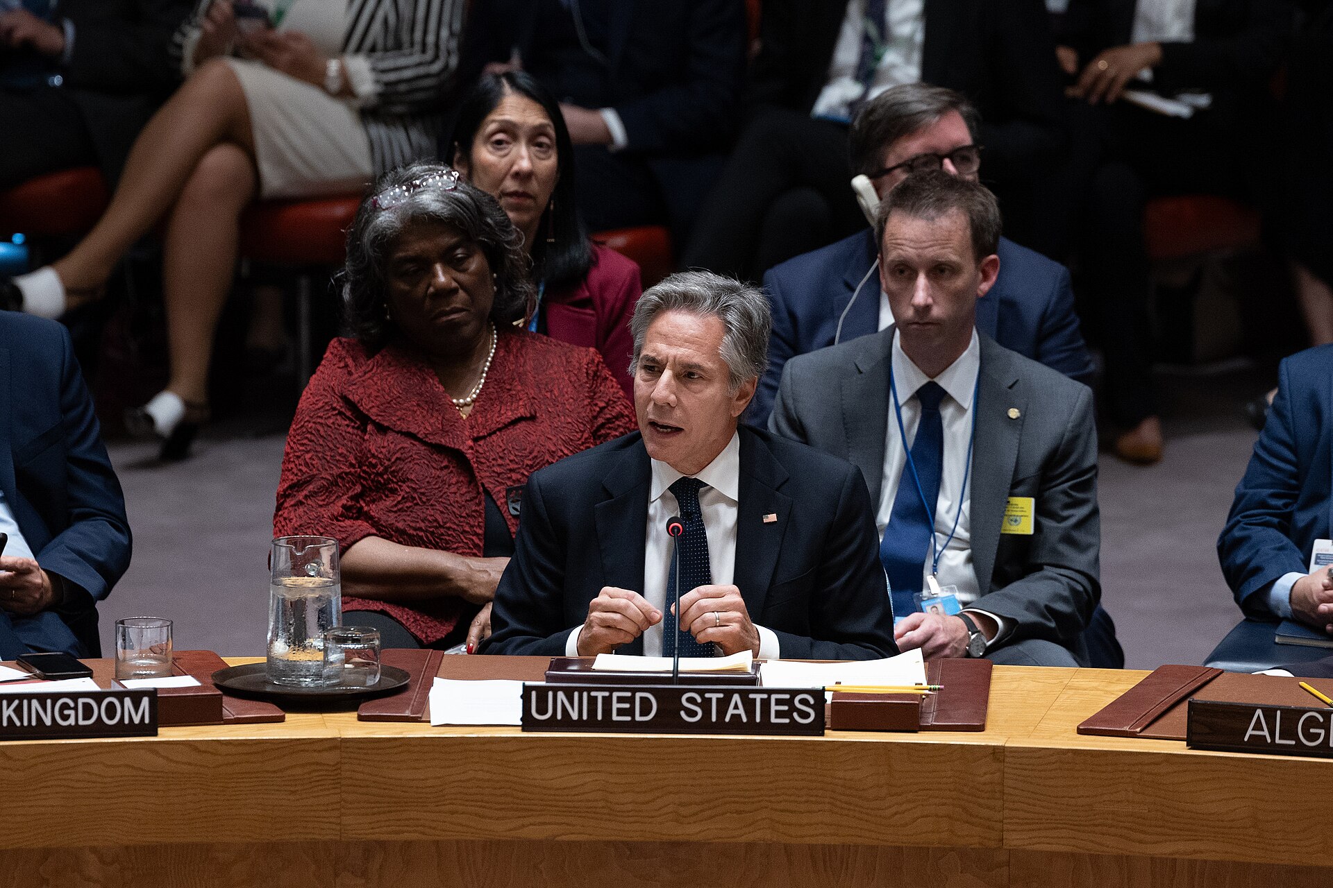 United Nations Security Council session on Middle East situation — Saudi Arabia co-sponsored UNSC ceasefire language while conducting covert strikes, a combination Reuters confirmed in May 2026