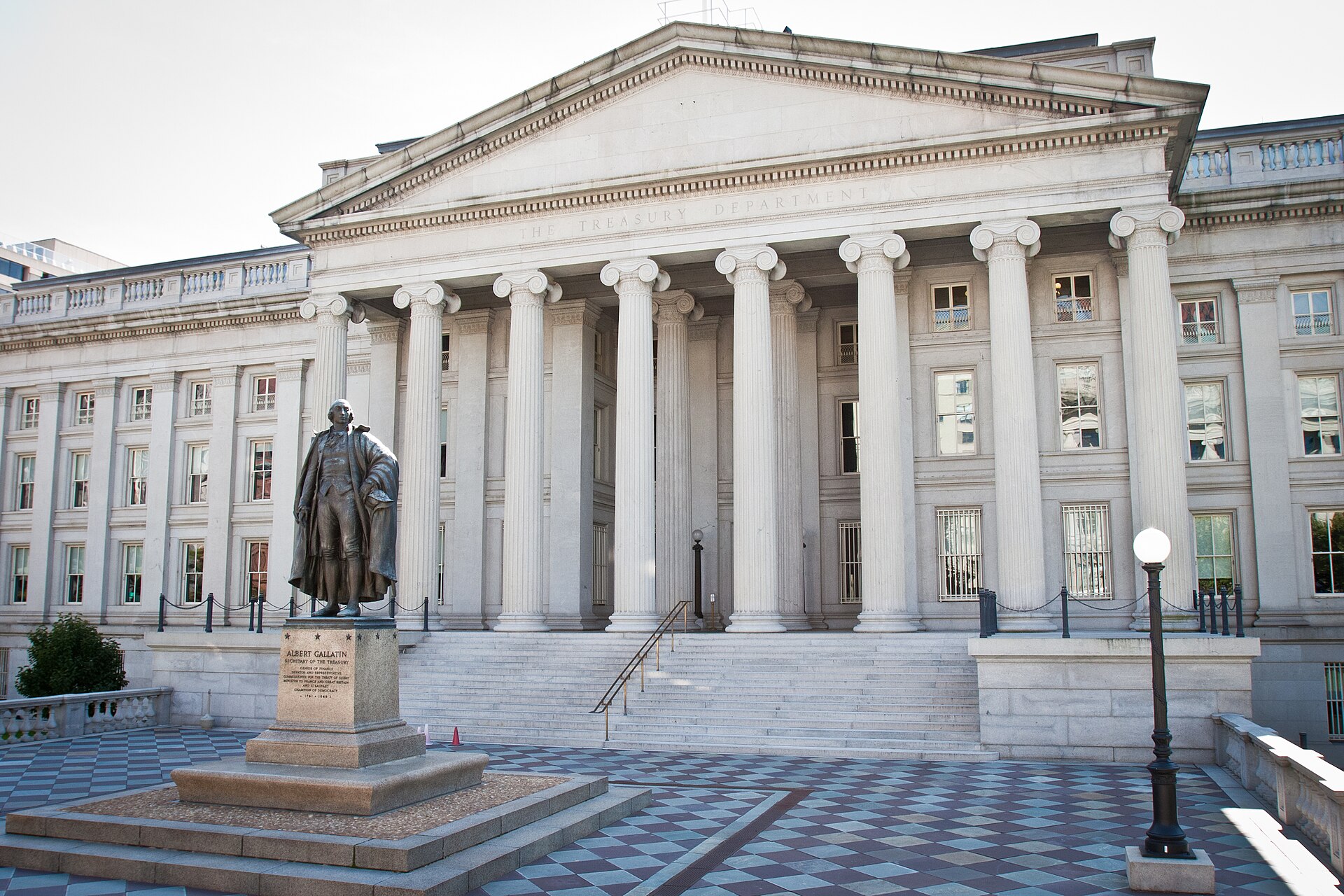 United States Treasury Building, Washington DC, headquarters of OFAC and the US secondary sanctions regime