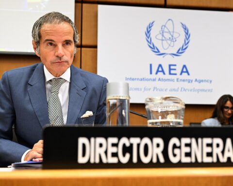 IAEA Director General Rafael Grossi at the Board of Governors meeting in Vienna, September 2024