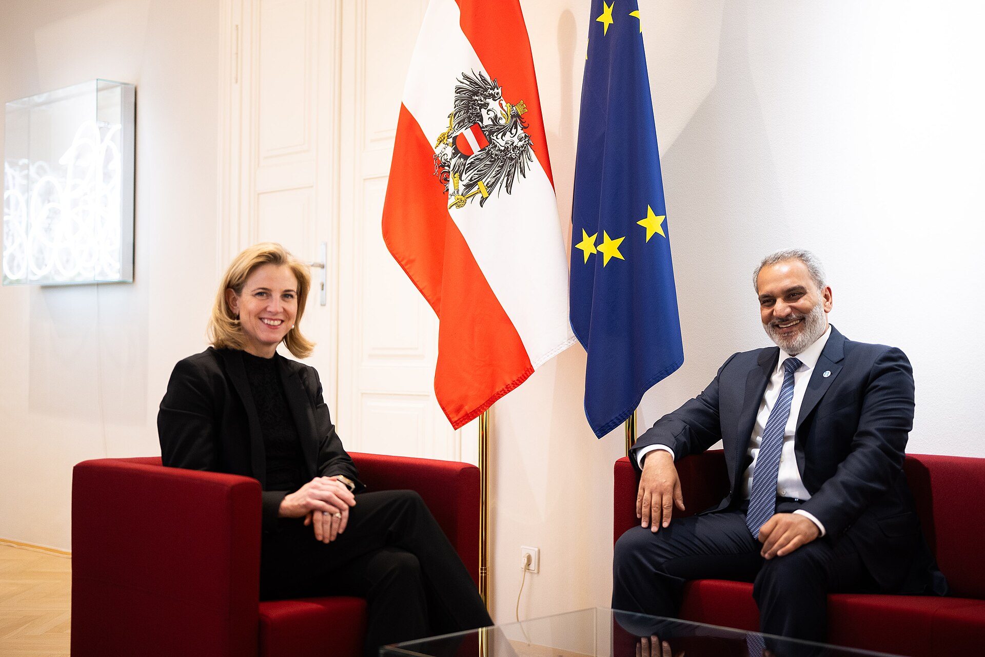 OPEC Secretary General Haitham Al Ghais meets Austrian Foreign Minister in Vienna, May 2025