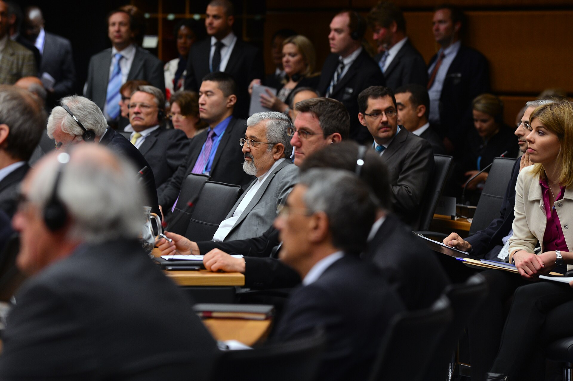 IAEA Board of Governors meeting in Vienna, where member states vote on inspection mandates and censure resolutions — the body Iran denied access to for 97 consecutive days as of June 2026