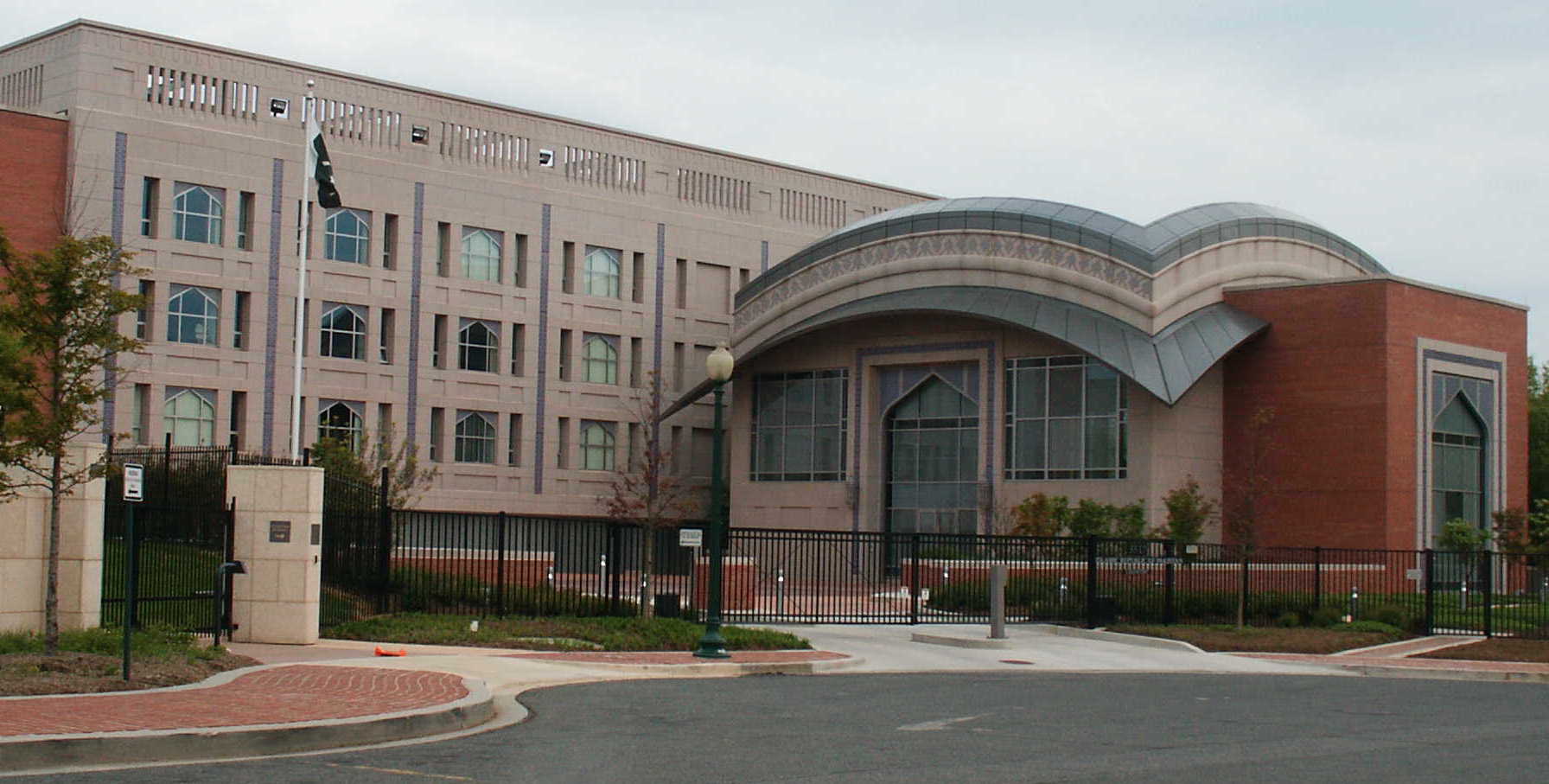 Pakistani Embassy on Massachusetts Avenue NW, Washington DC, which has hosted Iran's Interests Section since 1992
