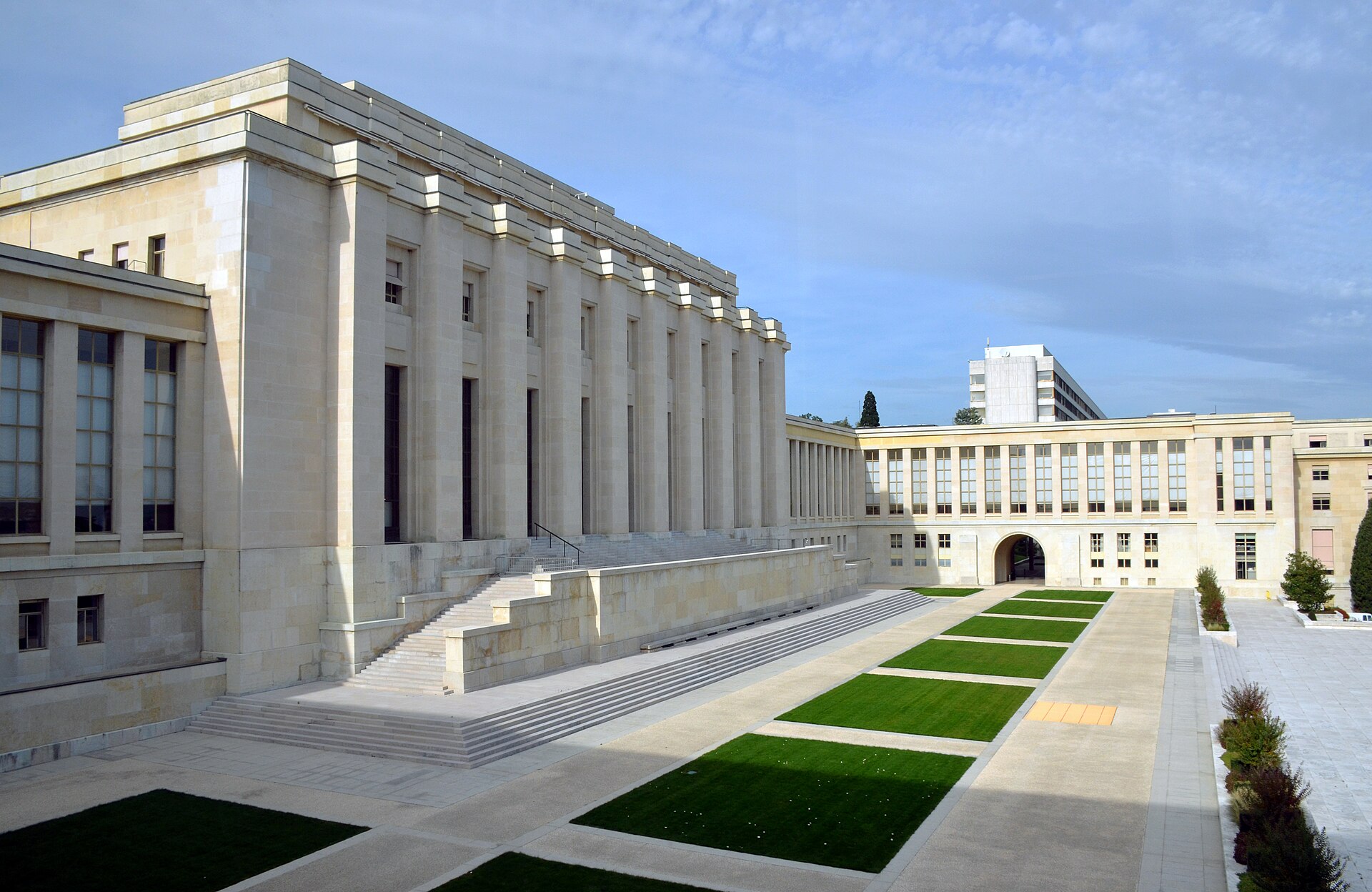Palais des Nations, United Nations Office at Geneva, venue for international diplomatic negotiations