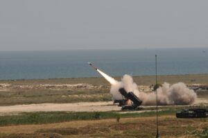 US Army Patriot missile system fires during live-fire exercise, 2019