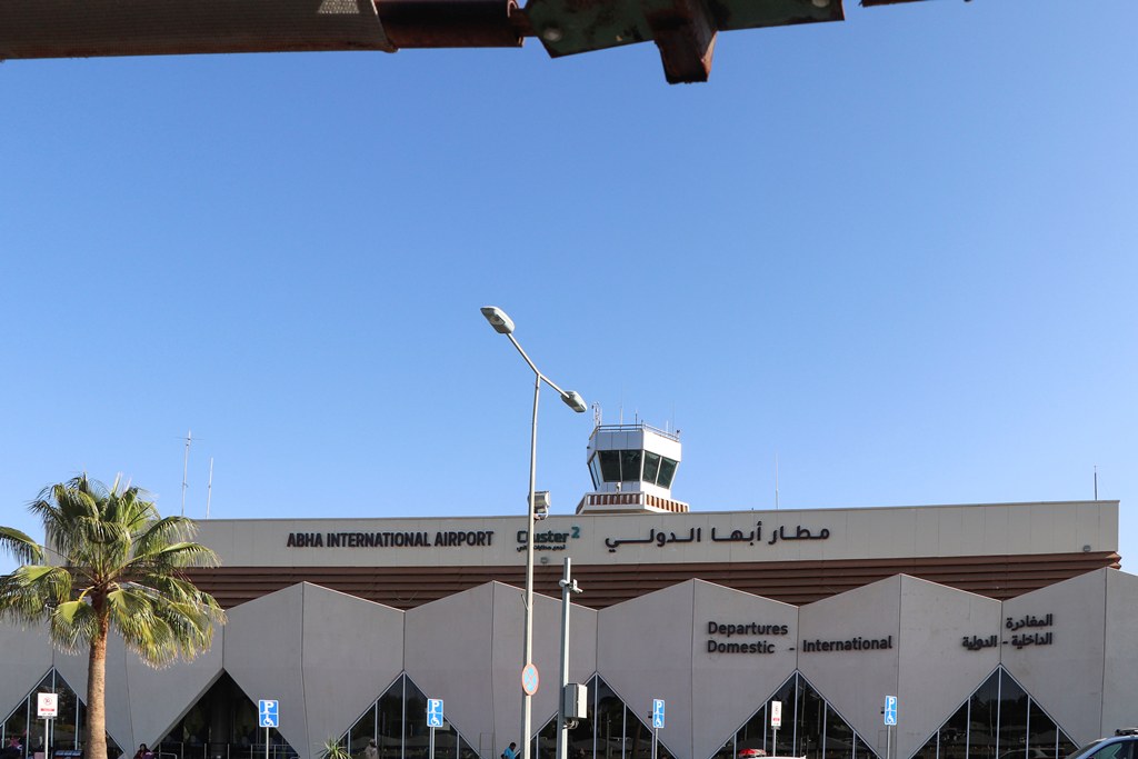 Abha International Airport terminal and control tower, Asir region Saudi Arabia