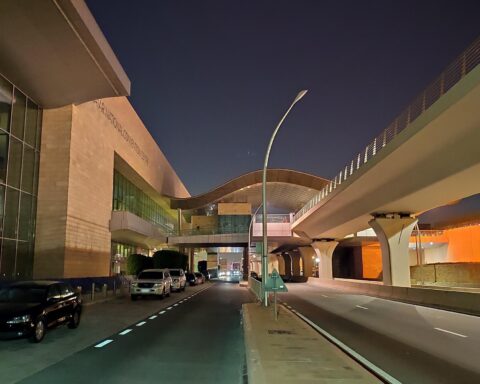 Qatar National Convention Centre in Doha, the venue for indirect US-Iran diplomatic talks in 2026