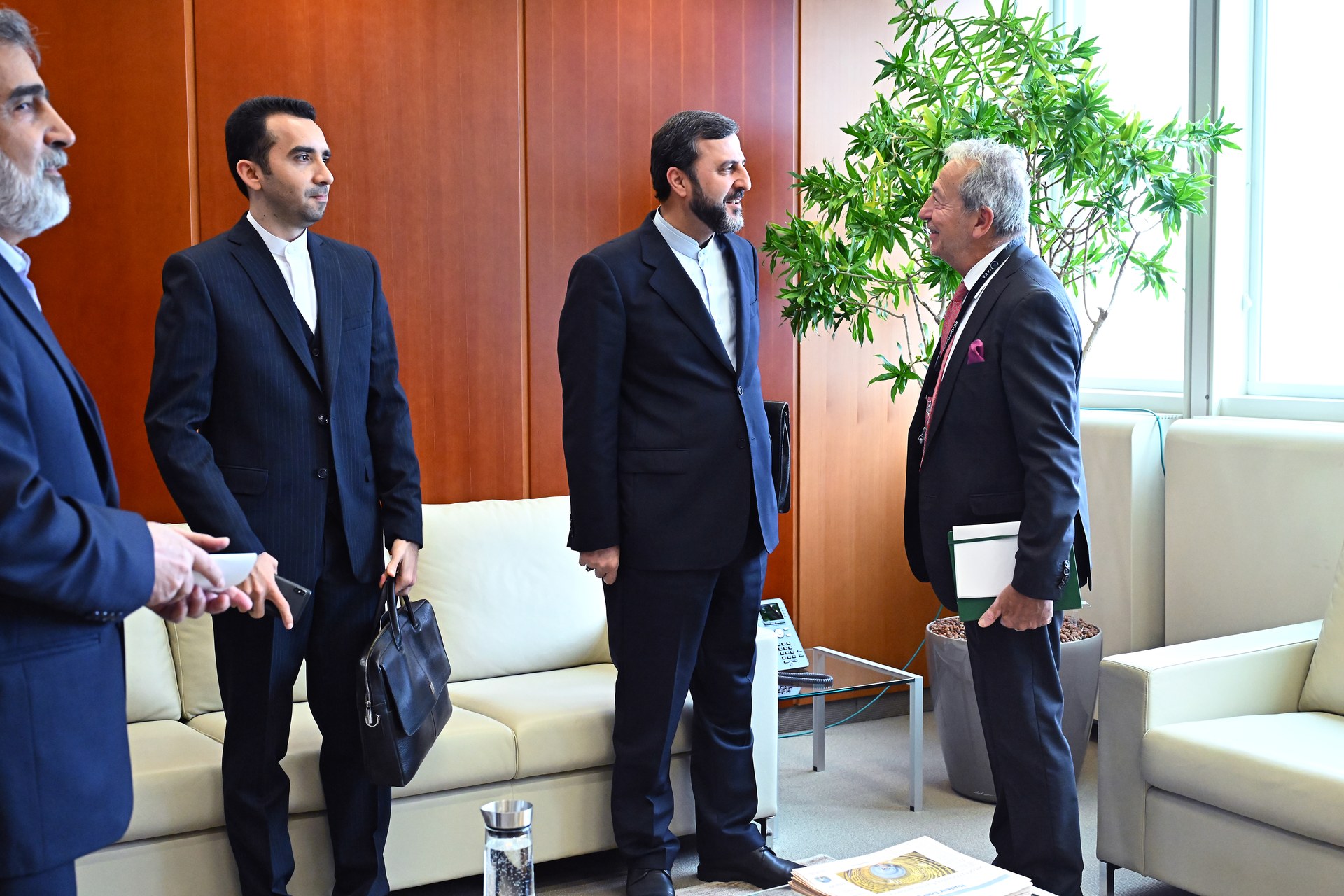 Kazem Gharibabadi, Iranian Deputy Foreign Minister and nuclear negotiator, at an IAEA meeting in Vienna, October 2024
