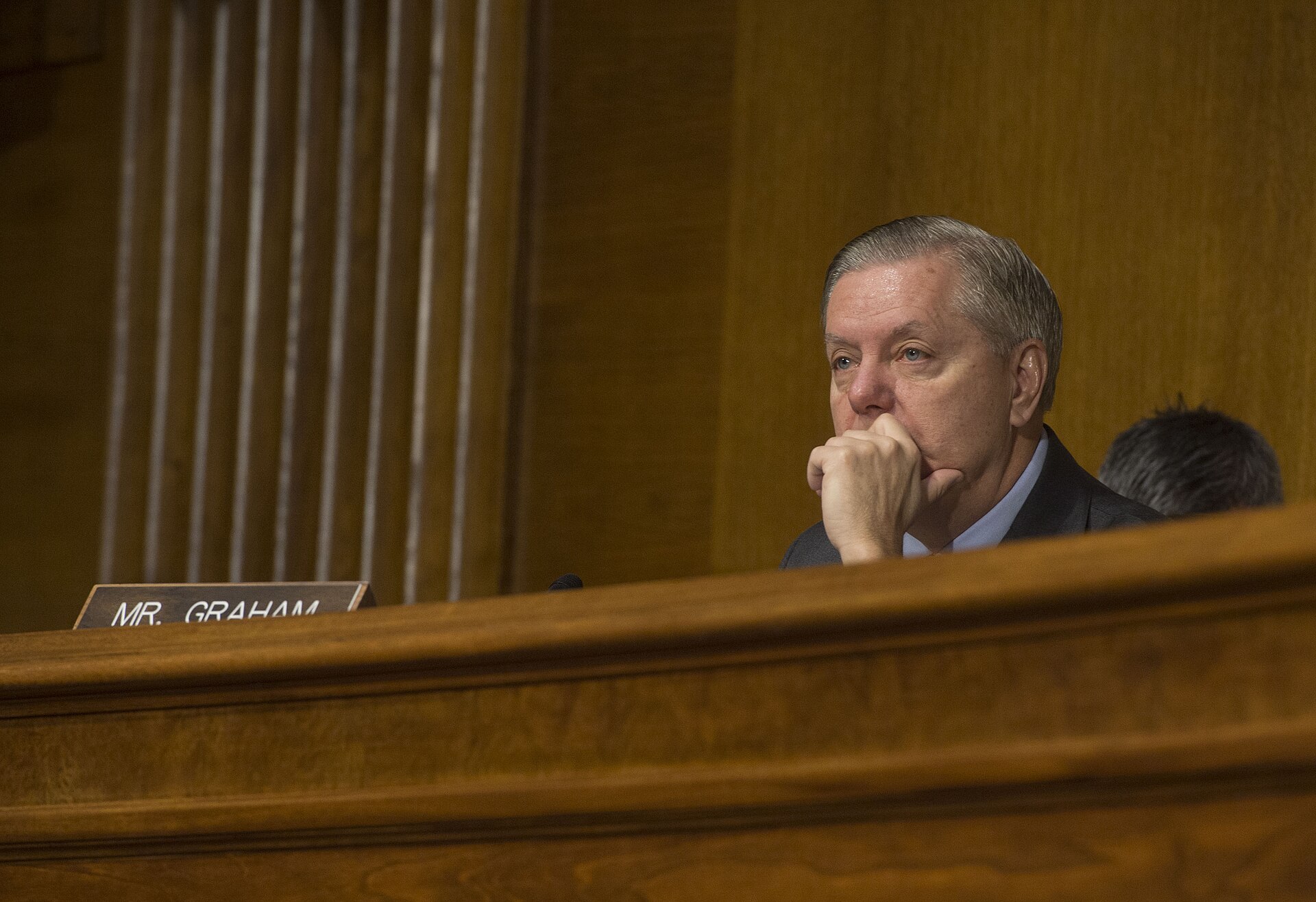 Senator Lindsey Graham at U.S. Senate Armed Services Committee hearing, December 2015