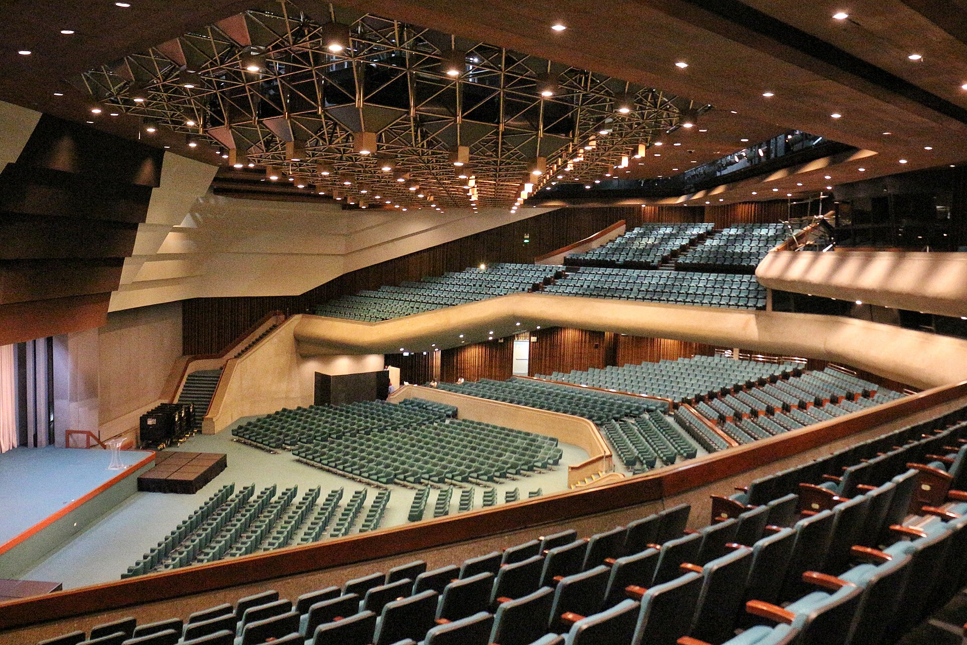 Philippine International Convention Center main auditorium in Manila, venue for major international conferences including the 59th ASEAN Foreign Ministers Meeting