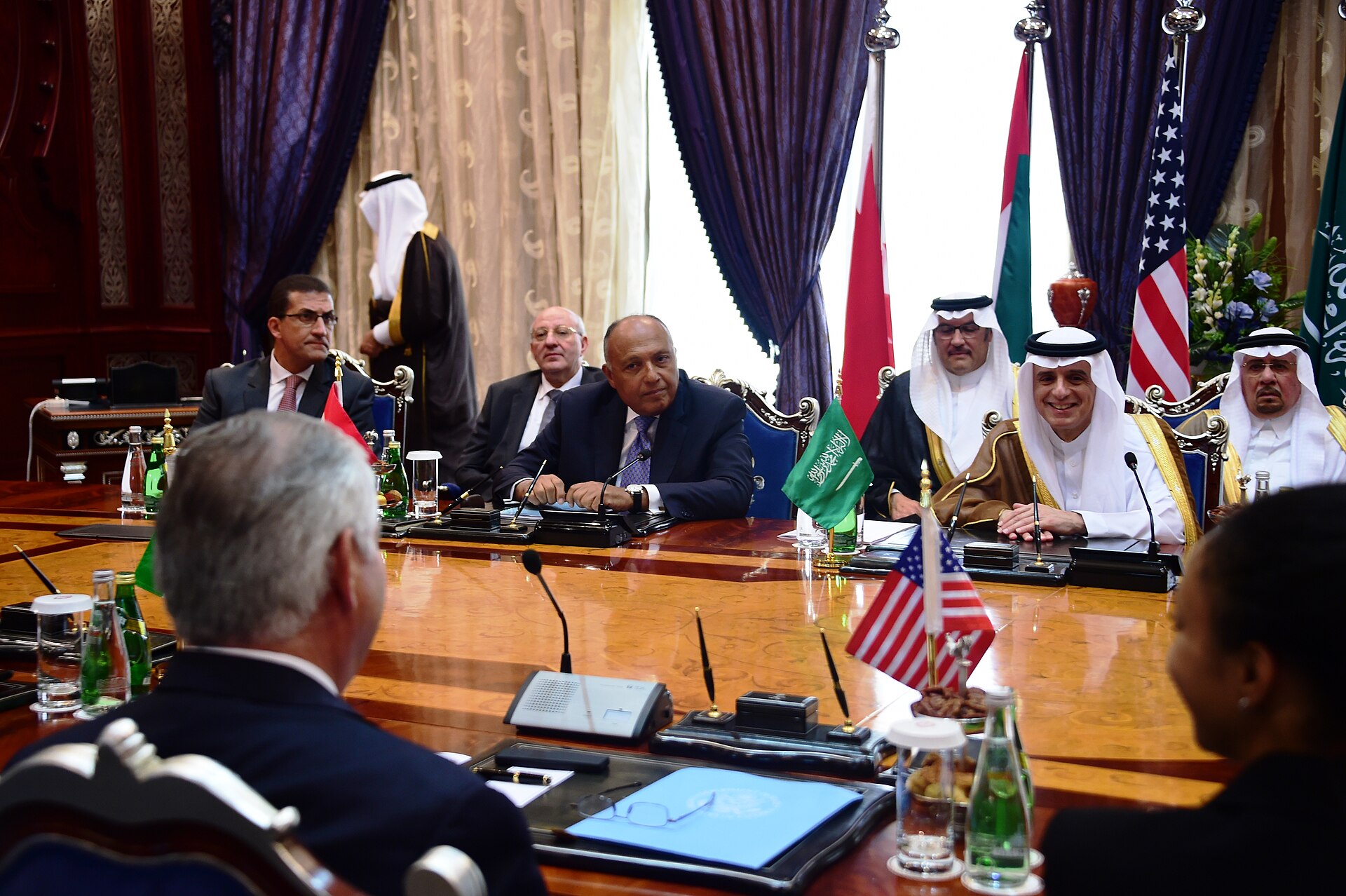 Ministerial meeting with foreign ministers from Egypt, Saudi Arabia, Bahrain and UAE in Jeddah