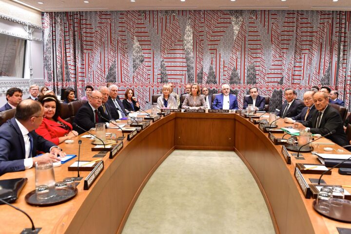 Iran nuclear deal joint commission meeting at UN headquarters, New York, September 2017 — multilateral Iran diplomacy at the United Nations