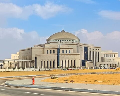 Egypt House of Representatives building in the New Administrative Capital, opened 2023