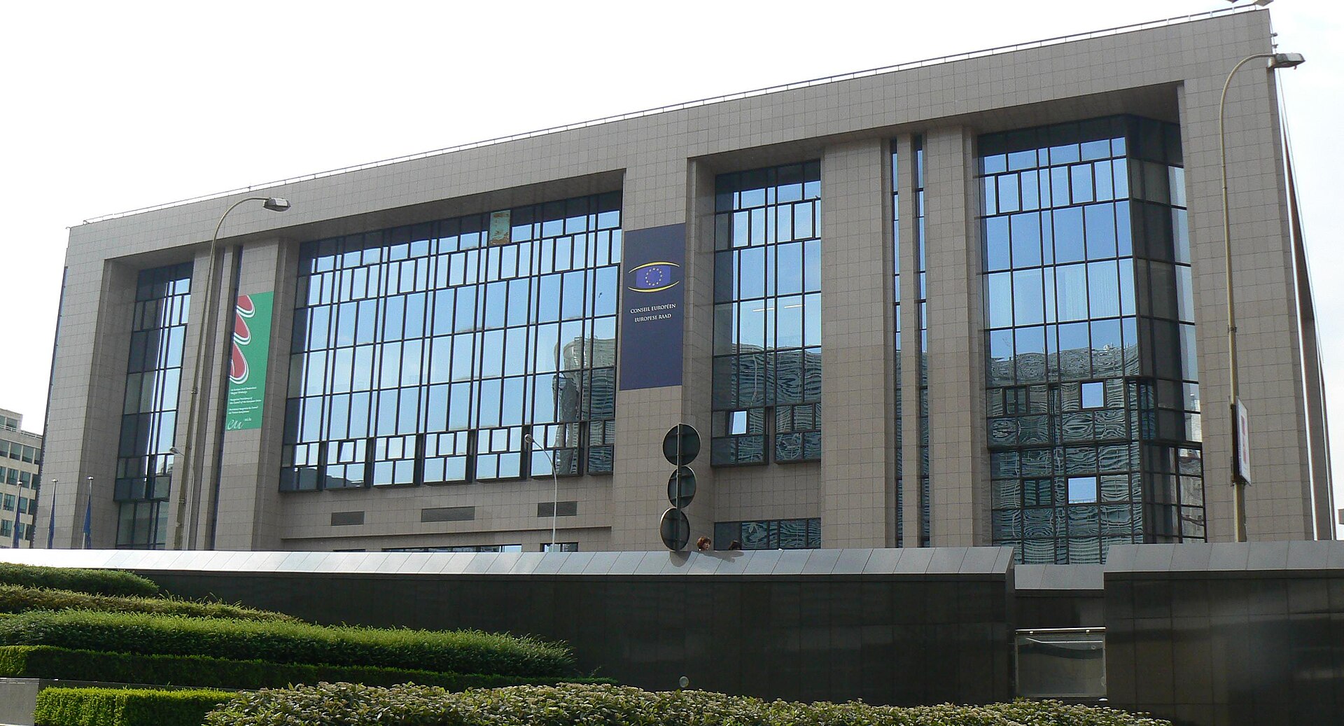 European Council building in Brussels, headquarters of EU summits and the venue for the first EU-GCC leaders meeting in October 2024