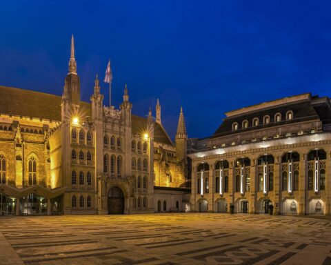 Guildhall, City of London — venue for the UK-GCC Strategic Dialogue on October 20, 2026, the only high-level GCC diplomatic forum still confirmed after the EU-GCC summit was postponed indefinitely