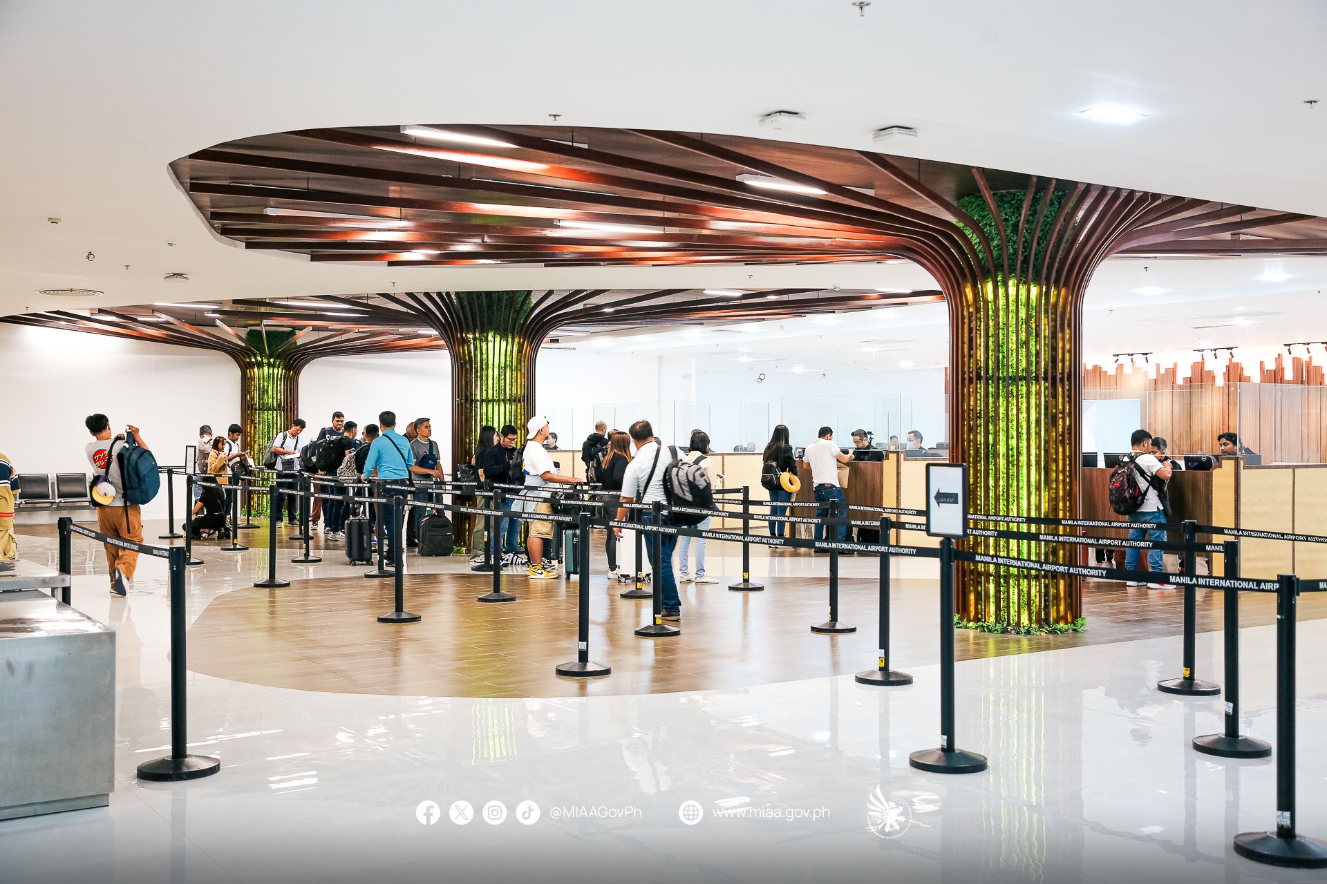 Dedicated OFW immigration counters at Manila Ninoy Aquino International Airport Terminal 3, April 2025