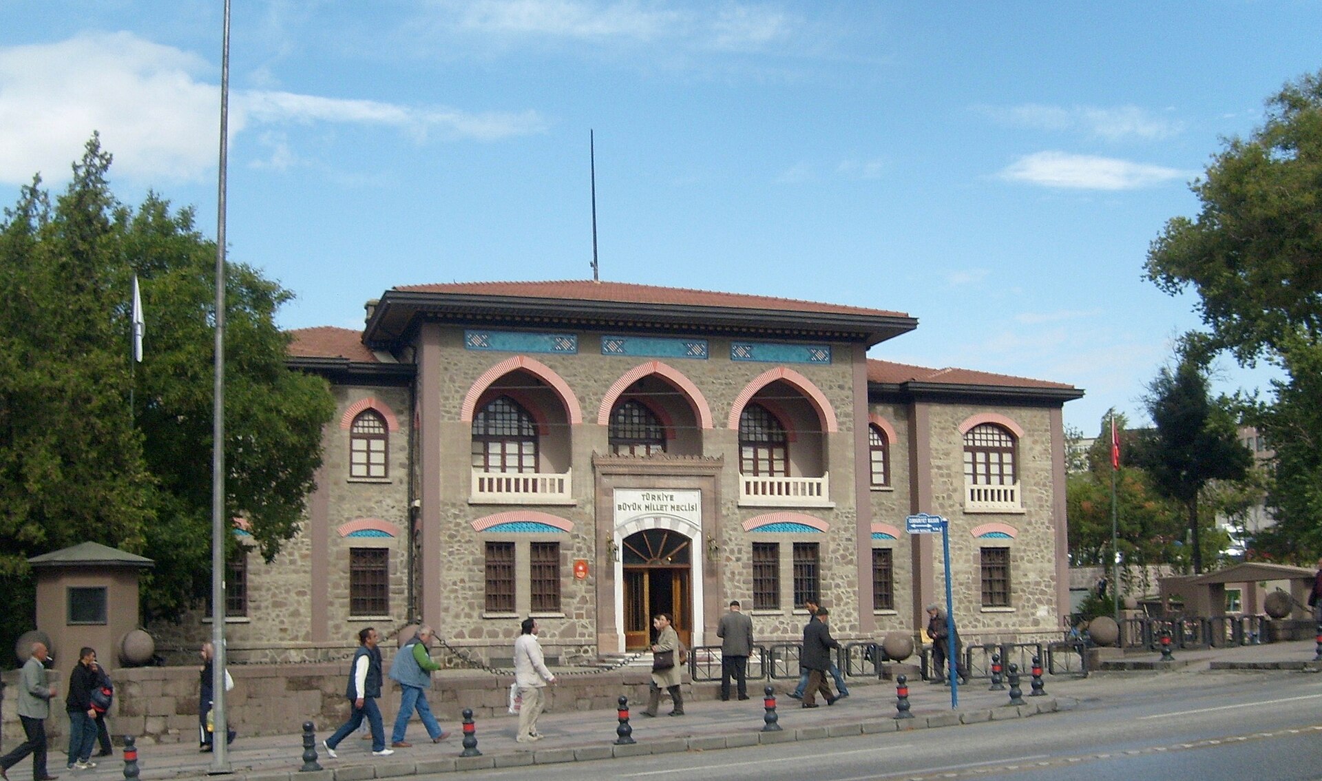 Second Grand National Assembly building in Ankara, Turkiye Buyuk Millet Meclisi, historical Turkish parliament venue